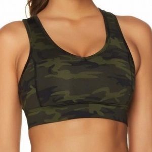 Jessica Simpson Warn Up Camo Sports Bra